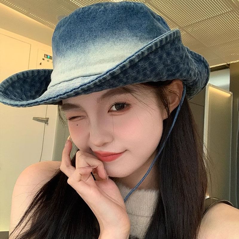 Denim Hat Cowboy