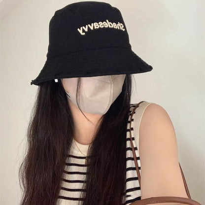 Hat Bucket Lettering