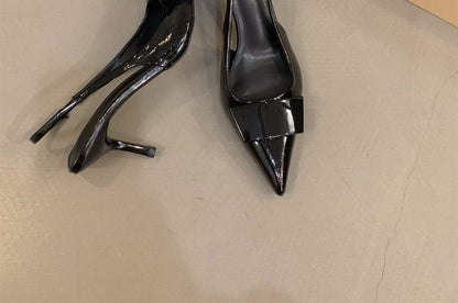 Sample Pointed Toe Stiletto Heel Slingback Sandals