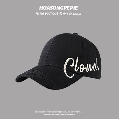 Sample Lettering Print Baseball Cap
