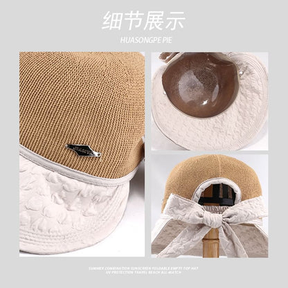 Sample Textured Panel Woven Sun Hat
