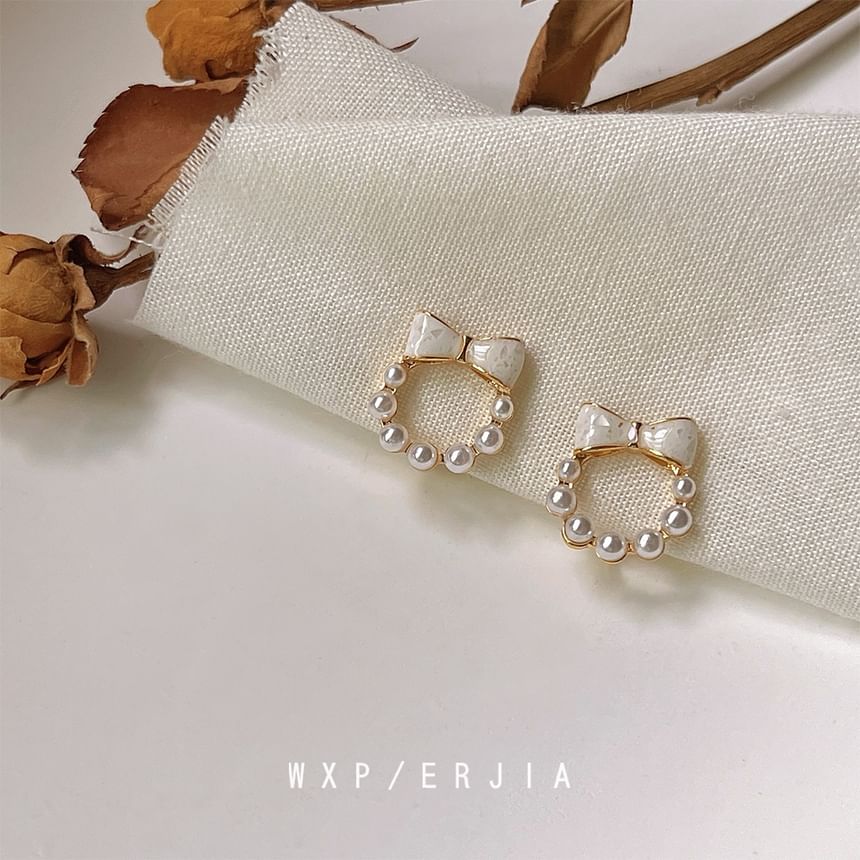 Earring Pearl Faux Cuff
