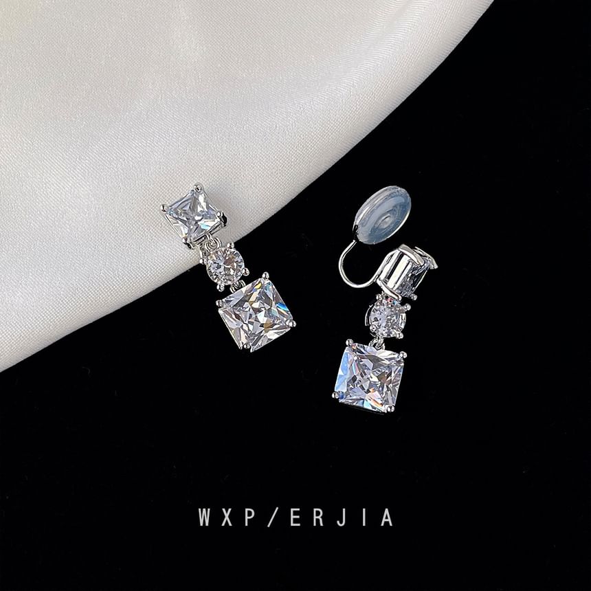 Earring CZ Drop