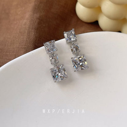 Earring CZ Drop