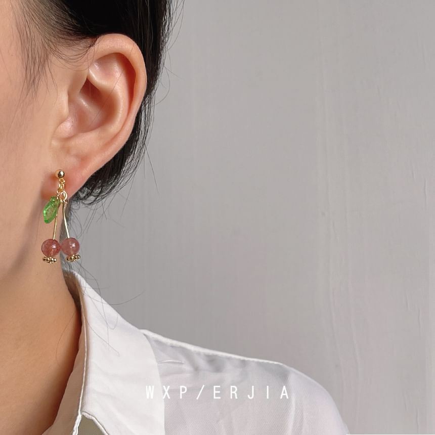Earring Cherry Drop