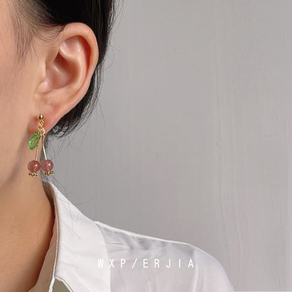 Earring Cherry Drop