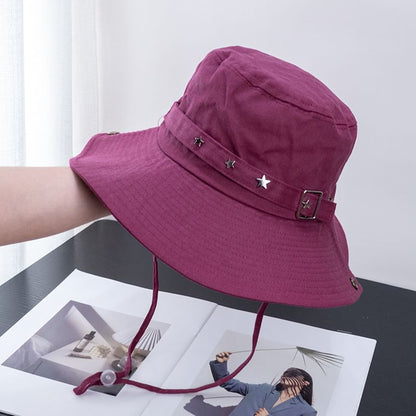 Hat Buckled Plain Bucket
