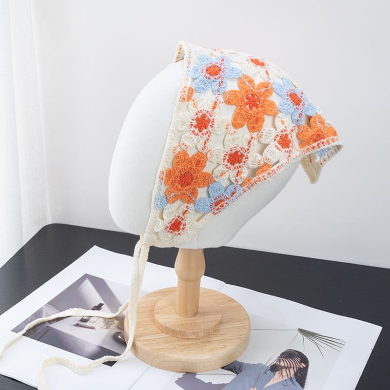 Sample Floral Bonnet Hat
