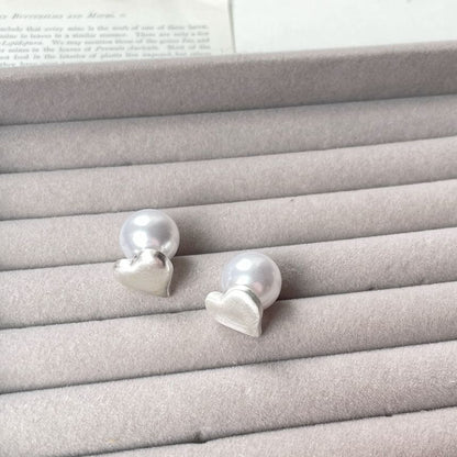 Alloy Earring Stud Heart