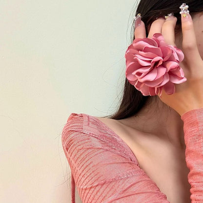 Floral Open Ring Fabric