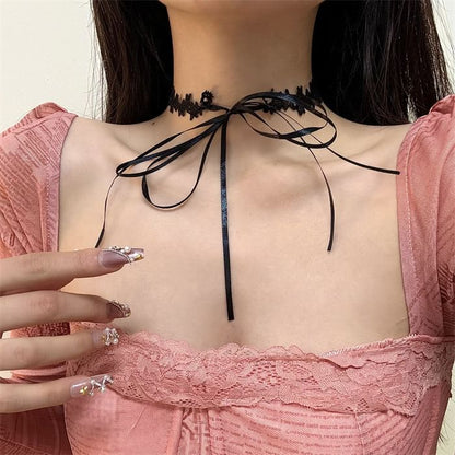 Choker Rose Fabric