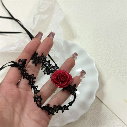 Choker Rose Fabric