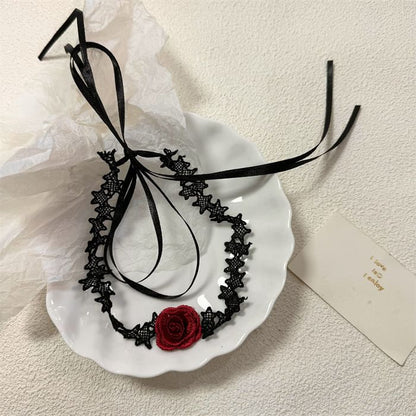 Choker Rose Fabric