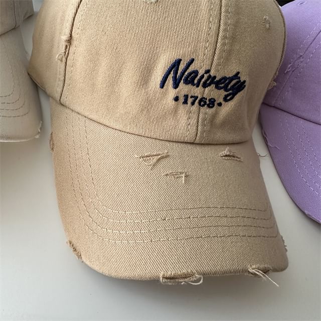 Baseball Embroidered Cap Lettering