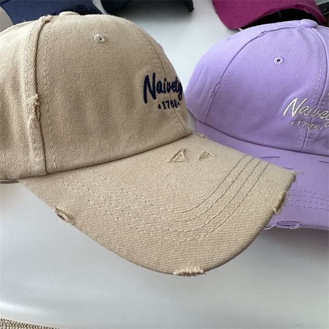 Baseball Embroidered Cap Lettering