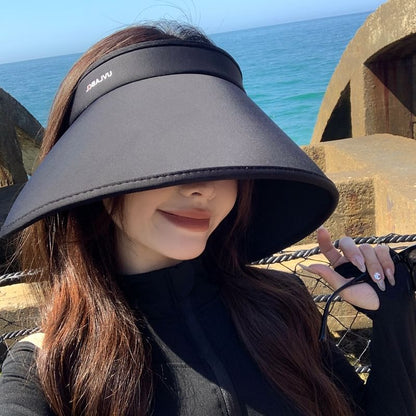 Brim Sun Lettering Hat Wide