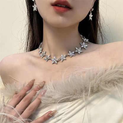 Star Drop Necklace / Earring