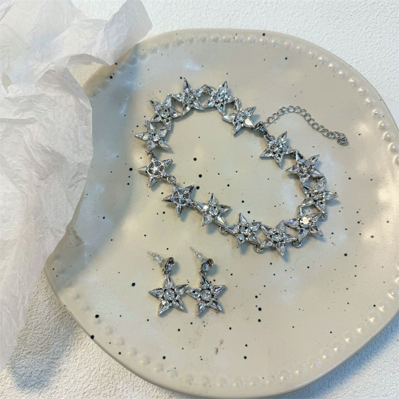 Star Drop Necklace / Earring