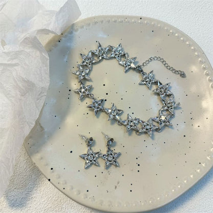 Star Drop Necklace / Earring