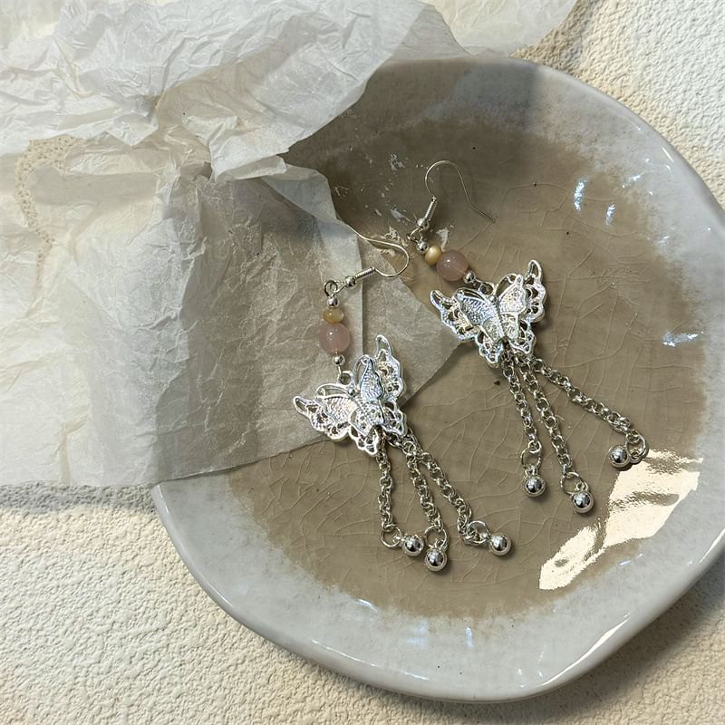 Earring Butterfly Drop