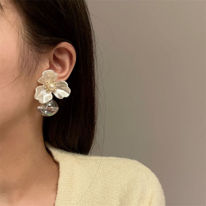 Earring Flower Drop