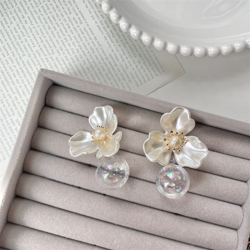 Earring Flower Drop
