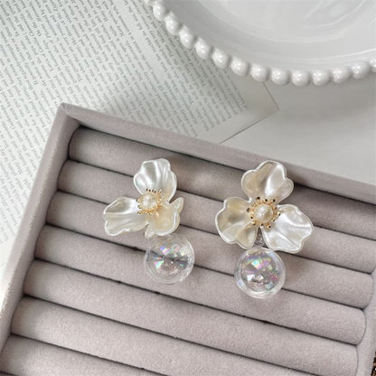 Earring Flower Drop
