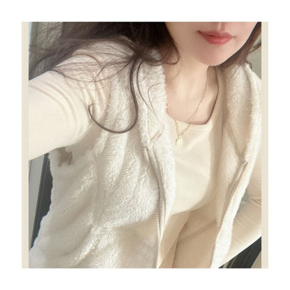Asymmetrical T-Shirt Scoop Long-Sleeve Plain Neck