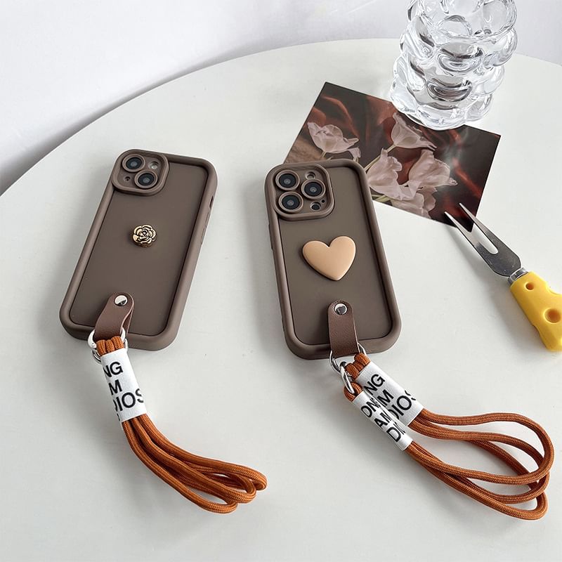 Phone Strap Lettering Case