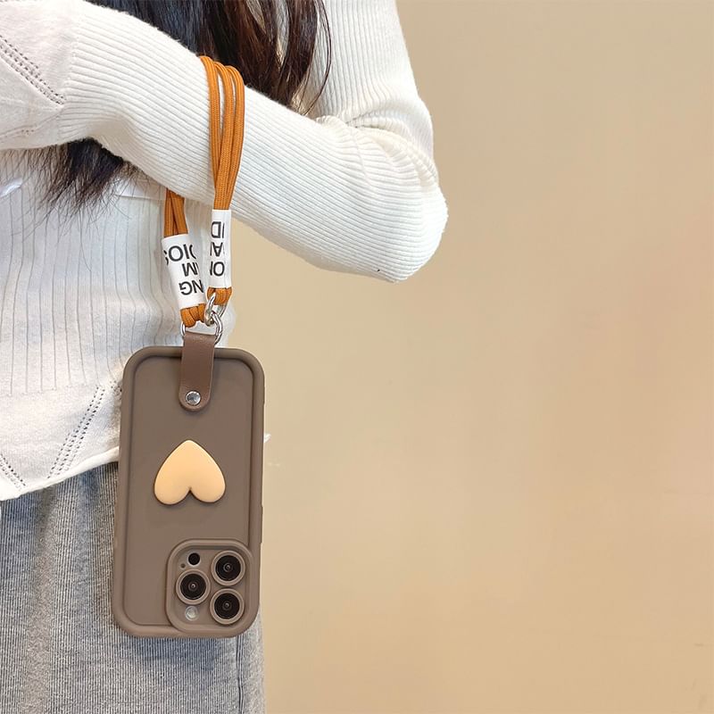 Phone Strap Lettering Case