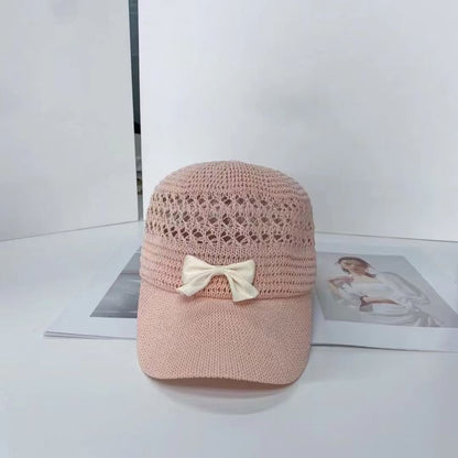Bow Cap Baseball Woven