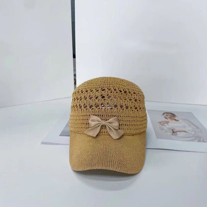 Bow Cap Baseball Woven