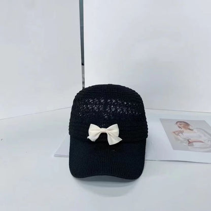 Bow Cap Baseball Woven