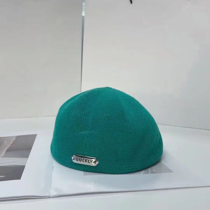 Beret Metal Lettering Hat Plate
