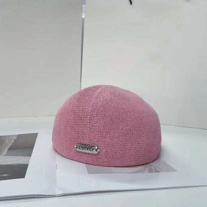 Beret Metal Lettering Hat Plate