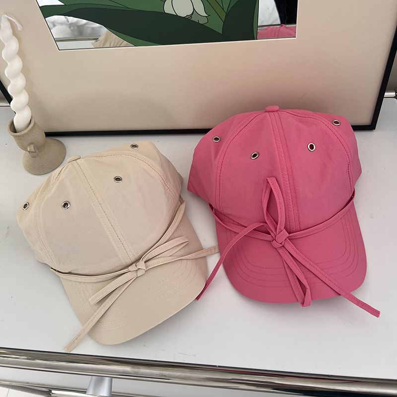 Cap Baseball Bow
