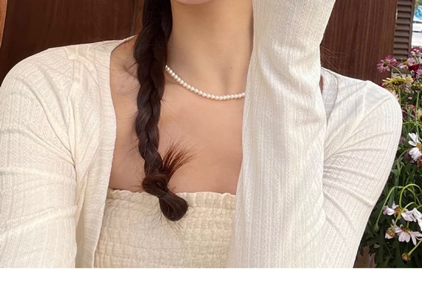 Knit Bucket Hat Eyelet