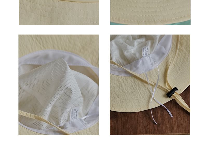 Bucket Bow Embroidered Hat