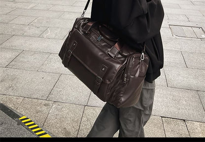 Carryall Faux Multi-Pocket Leather