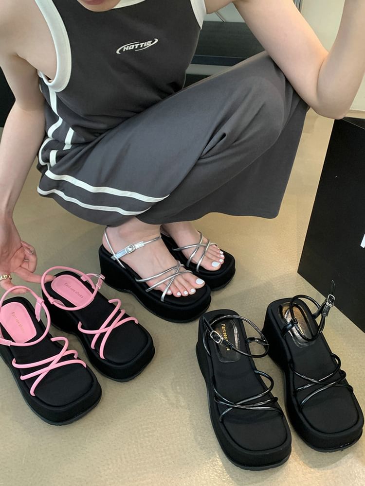 Sample Platform Sandals