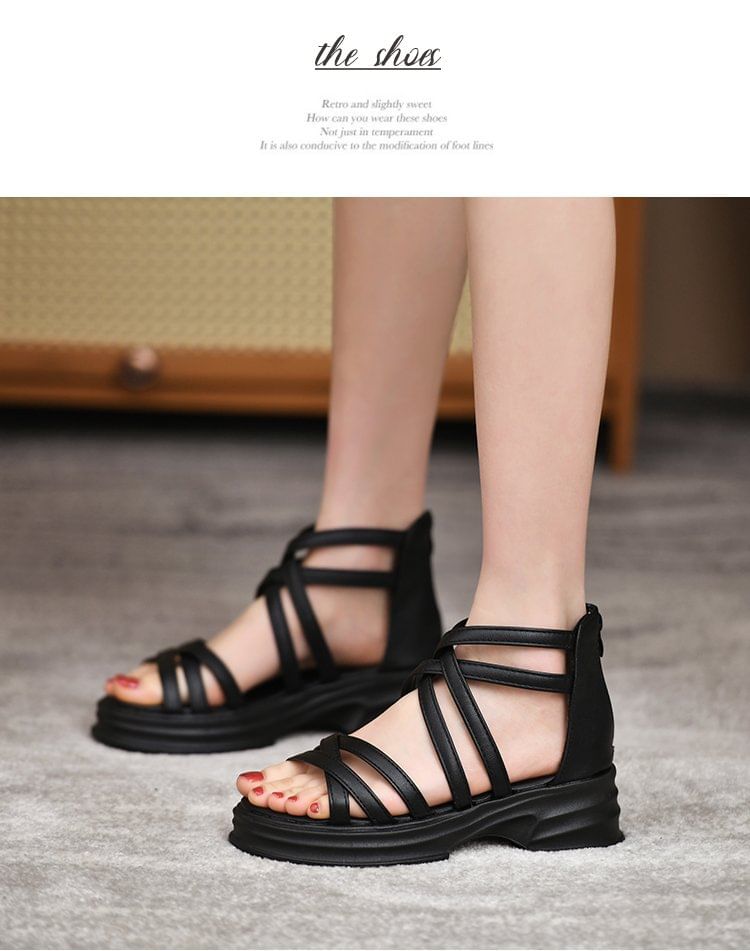 Sandals Plain Platform