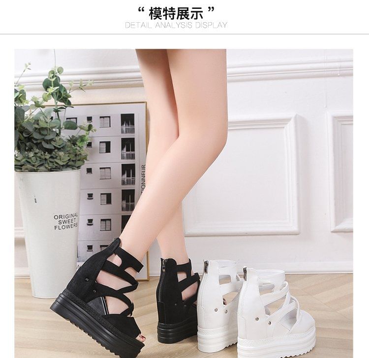 Sandals Wedge Plain Platform