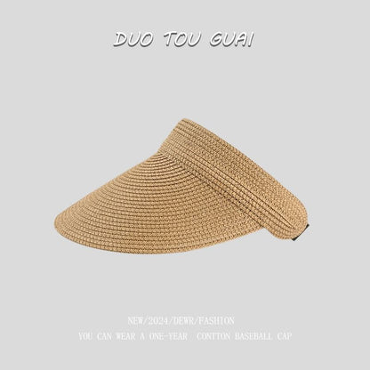Visor Sun Woven Straw