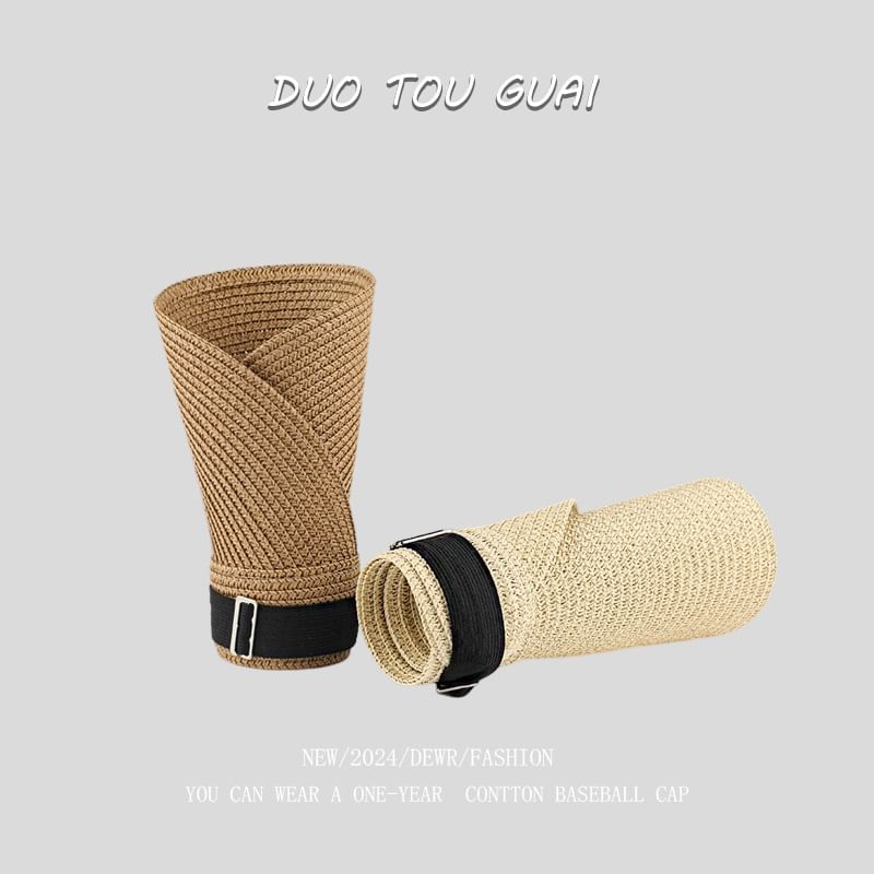 Visor Sun Woven Straw