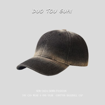 Washed Baseball Denim Cap