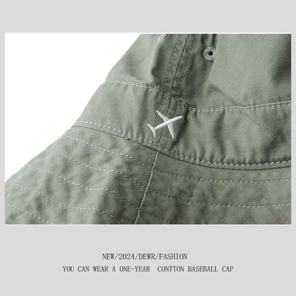 Plane Bucket Hat Embroidered