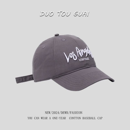 Cap Embroidered Lettering Baseball