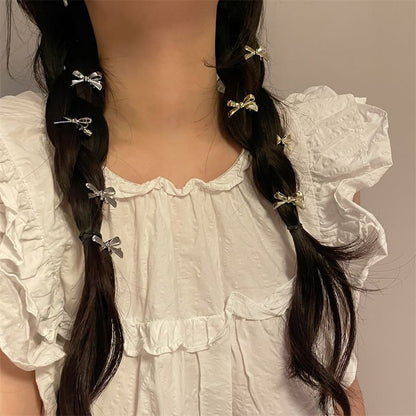 Hair Clip Bow Alloy