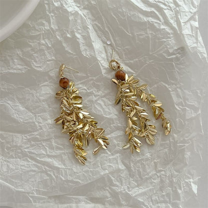 Alloy Chandelier Wheat Earring