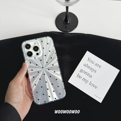 Phone Heart Case Polka Dot